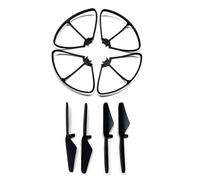 Fit For KY102 Optical Flow Obstacle Avoidance RC Drone Quadcopter Spare Parts Propeller Props/Protective Frame(Purple)