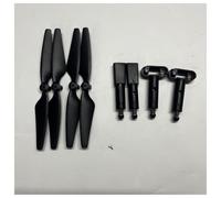 Fit For SJR/C F22 F22S RC Drone Accessories Propellers Guard Landing Skid Parts, Used for Blades(Burgundy)