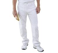 Fit For The Job Pantalones Cargo 100% algodón con múltiples Bolsillos para Pintores Blancos con Bolsillos para Rodilleras y Bolsillo para teléfono Celular, Taladro de algodón Suave para un Trabajo