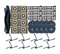 Fit for X10 Pro Omni Robot Vacuum Replacement Parts Main Roller Side Brush Hepa Filter Mop Pad Cloth Dust Bag