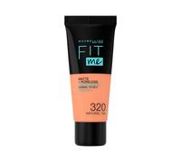 Maybelline New York, Base de Maquillaje que Calca a tu Tono Fit me! Mate y Afinaporos, Color: 320 Natural Tan