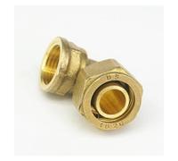 Fit PEX-AL-PEX Tube I.DxO.D 12x16/14x18/16x20/20x25/26x32mm- 1/2" 3/4" 1" BSP Female Elbow Brass Pipe Fitting Solar Water Heater(14x18mm,3/4") Plumbing Fittings