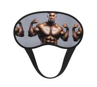 Fit Physique - Antifaz de satén con borde negro para una comodidad óptima y bloqueo de la luz