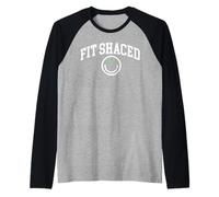 Fit Shaced Funny St Patrick's Paddys Irish Drinking Shamrock Camiseta Manga Raglan