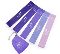 Fit Simplify Bandas de ejercicio de resistencia con guía de instrucciones y bolsa de transporte, juego de 5