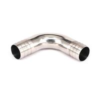 Fit Tube I.D 25/32/38/45/51mm 304 Stainless Steel Sanitary 90 Degree Elbow Pipe Fitting Hose Barb Connnector,51mm