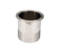 Fit Tube I/D 76mm Barbed 3" Tri Clamp 304 Stainless Steel Adapter Tube Fitting YZWRWRMKTB