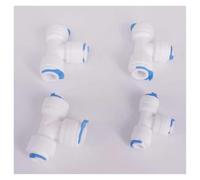 Fit Tube O/D 1/10.2 cm 3/20.3 cm Pushfit Tee 3 Ways RO Water Equal Reducer Quick Connector Acuario Sistema dispensador de ósmosis inversa (2)