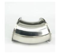 Fit Tube O.D 102mm Tri Clamp 4" Ferrule O.D 119mm 304 Stainless Steel 45 Degree Elbow Pipe Fitting