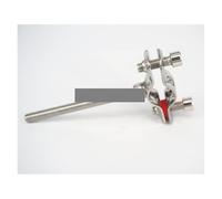 FIt Tube O.D 18/25/32/38/45/51 mm, longitud de rosca de acero inoxidable 304, 100 mm, abrazadera con poste de tornillo M8 (48-51 mm)