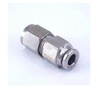 Fit Tube O.D 6mm 304 Stainless Steel Pneumatic Air Compression Push in Fitting Quick Connector