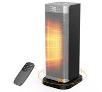 Fitabok Calefactor Cerámico PTC 2000W, Termoventilador Silencioso Bajo Consumo con 3 Modos, Mando a Distancia, Temporizador 12h, Modo ECO, Oscilación 70°, Protección contra Sobrecalentamiento y Vuelco