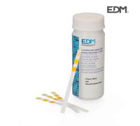 Fitas Reativas Teste Cloro e pH EDM - 50 Unidades