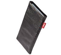 FITBAG Funda para OnePlus Nord CE 5 | Tecno Negro | Funda de Tela con Forro Interior de Microfibra para Limpiar la Pantalla