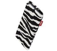 FITBAG Funda para Samsung Galaxy Z Flip 8 | Bonga Zebra | Funda de Piel sintética con Forro Interior de Microfibra para Limpiar la Pantalla