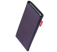 FITBAG Funda para Vivo X300 FE | Beat Lila | Funda de Piel Genuina con Forro Interior de Microfibra para Limpiar la Pantalla