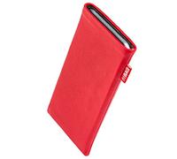 FITBAG Funda para Vivo X300 FE | Beat Rojo | Funda de Piel Genuina con Forro Interior de Microfibra para Limpiar la Pantalla