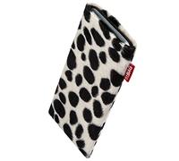 FITBAG Funda para Vivo X300 FE | Bonga Dalmatian | Funda de Piel sintética con Forro Interior de Microfibra para Limpiar la Pantalla