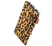 FITBAG Funda para Vivo X300 FE | Bonga Leopard | Funda de Piel sintética con Forro Interior de Microfibra para Limpiar la Pantalla