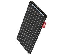 FITBAG Funda para Vivo X300 FE | Twist Negro | Funda de Tela con Forro Interior de Microfibra para Limpiar la Pantalla