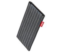 FITBAG Twist Gris - Funda a Medida, Exterior de Tela a Rayas, con Forro Interno de Microfibra, para Nokia C2-01