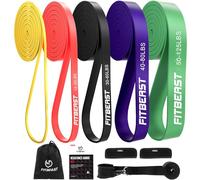 FitBeast Banda de Resistencia, Gomas Elásticas de Musculación - Pull Up Band para Entrenamiento, Pilates, Yoga, Fisioterapia y Gimnasio en Casa