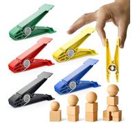 FitBeast Ejercitadores de Dedos Set - 5 Clips de Resistencia para Terapia de Mano, Fuerza de Agarre y Destreza - Ideal para Fortalecer los Dedos en Rehabilitación