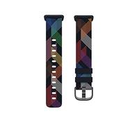 Fitbit Charge 5,Woven Band,Prism Pride,Small Activity Tracker Accessory, Unisex-Adult