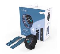 Fitbit Versa 4 Bundle (con Correa Deportiva) Reloj Inteligente de Fitness con GPS Integrado y hasta 6 días de duración de la batería, Compatible con Android e iOS.