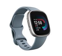 Fitbit Versa 4,Waterfall Blue/Platinum Smartwatch, Unisex-Adult, Azul Menta/Aluminio Platino, One Size