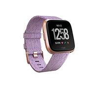 Fitbit Versa Special Edition Reloj Inteligente, Tejido Lavanda, Talla única (Bandas S y L Incluidas)