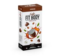 FitBody Coffee con Cafeína RcOcio - Café Funcional en Cápsulas - Energía Natural y Bienestar Diario - Compatible con Cafeteras Nespresso - 10 Cápsulas - Fabricado en España