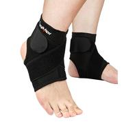 FitDA Tobillera Deportiva Estabilizadora Ajustable Elástica Transp. Negro