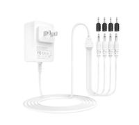 FITE ON Adaptador de corriente compatible con accesorios del Departamento 56 para aldeas 56.55026 5655026; adaptador de 3 V CC con enchufes seleccionables para Navidad, Halloween, casa de pueblo,