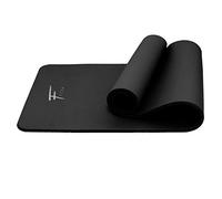 Fitem Alfombrillas Esfera Confort-Espuma de Alta Densidad NBR-183 x 61 x 1,5 cm para Gimnasia, Yoga, Deporte, Gimnasia, Fitness, Pilates y musculación-Correa de Transporte. Negro
