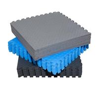 Fitem Baldosas de Rompecabezas de Espuma EVA para Deporte, Gimnasio, Entrenamiento de Fuerza, Crossfit, Piscina y jardín, Alfombrillas Protectoras para Suelos Interiores y Exteriores