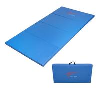 Fitem Colchoneta Plegable de gimnasia, gruesa, de gama alta - 240 x 120 x 4 cm - para gimnasio, yoga, artes marciales mixtas, deporte, gimnasia, fitness, pilates o musculación