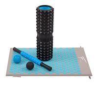 Fitem Combo Foam Roller y Alfombra de acupresión - Masaje Profundo - Alivia Dolor de Espalda, Dolor Muscular, Trigger Points - Recuperación Deportiva y Bienestar
