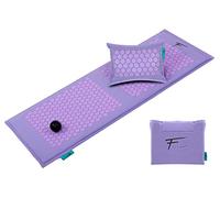 Fitem Esterilla de acupresión XL y cojín, Relleno de Coco 100% Natural, masajea, Alivia el Dolor de Espalda y Cuello, la ciática, relaja los músculos, masajea, relaja y Reduce el insomnio.