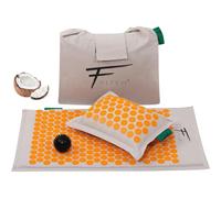 Fitem Kit Esterilla Acupresión Relleno Coco Naranja