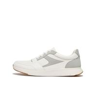 Fitflop Anatomiflex Mens Material-Mix Panel Trainers, Zapatillas Hombre, Blanco Urbano, 41 EU
