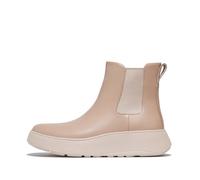 Fitflop Botas Chelsea de piel para mujer F-mode, Beige clásico, 37 EU