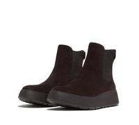 Fitflop Botas Chelsea Planas de Gamuza F-Mode, Mujer, marrón, 38 EU