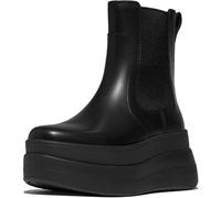FitFlop Botas de mujer F-Mode Stack Botas Chelsea de piel E2J 38