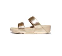 Fitflop Chancla Lulu Leather Slides Platino talla numeric_38