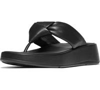 FitFlop Chanclas de mujer F-Mode Knot Sandalias de piel suave con puntera plana IY1 EUR 40