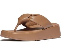FitFlop Chanclas de mujer F-Mode Knot Sandalias de piel suave con puntera plana IY1 EUR 41
