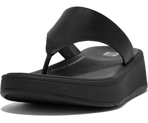 FitFlop Chanclas de mujer F-Mode Sandalias de piel con puntera plana FW4 EUR 39