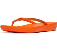 Fitflop Iqushion Sparkle, Chanclas Mujer, Orange, 37 EU