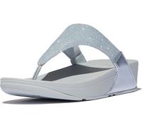 Fitflop Lulu Shimmerlux Toe-Post Sandals, Sandalia Mujer, Blue, 38 EU